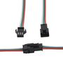 Jungtis skaitmeninėms LED juostoms, 3PIN, kištukas + lizdas, 2x 15cm SPI-3PIN-MF