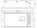 Apšvietimo valdiklis DMX 512, RDM, XLR, RJ45, 5x8A, 500Hz - 35kHz, Sunricher SR-2108B-M5-3
