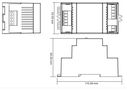 Apšvietimo valdiklis SR-2108FB-DIN, DMX512, RDM, +standalone, 12-36V DC, 4x5A, DIN, Sunricher SR-2108FA-DIN