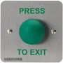GREEN DOME PRESS TO EXIT BUTTON DEF-0657-1PTE