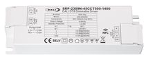 Impulsinis srovės šaltinis LED 45W, CCT, 6-58Vdc, 500-1400mA, valdomas PUSH-DIM, DALI-2 su NFC nustatymu, PFC, Sunricher SRP-2309N-45CCT