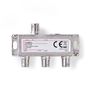 Satellite Splitter | 5 - 2400 MHz | 10.5 dB | Number of inputs: 1 | Number of outputs: 3 | Impedance external speaker: 75 Ohm | Zinc | Silver SSPL310ME 5412810298365