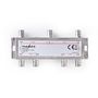Satellite Splitter | 5 - 2400 MHz | 17.0 dB | Number of inputs: 1 | Number of outputs: 6 | Impedance external speaker: 75 Ohm | Zinc | Silver SSPL610ME 5412810298389