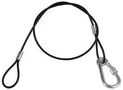 SAFETY BOND, BLACK WIRE, 3MM X 600MM PLS00469A