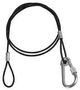 SAFETY BOND, BLACK WIRE, 3MM X 900MM PLS00471A