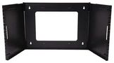 19" WALL MOUNT RACK, FOLD-OUT, 8U WRM-FH-8U
