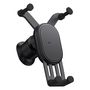 Automobilinis laikiklis 5.4-6.7" ekranų telefonams su belaidžiu įkrovimu 15W, juodas SUWX030001 6932172620264