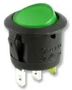 ROCKER SWITCH, SPDT, 10A, 125VAC, PANEL PELR0233