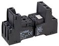 11-PIN INDUSTRIAL RELAY BASE, BLACK GZT3-BLACK