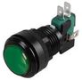 SWITCH, ILLUM, MOM, 12V, 23.8MM, GREEN RJS-GME1-G-12V-D