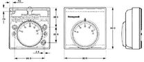 Patalpos termostatas T6360A 10-30°C 10A 230Vac Honeywell T6360A1004