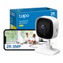 Wi-Fi vidaus kamera, 3MP 1440p 2K, MicroSD iki 256GB TAPO-C110 4897098682760