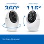 Камера Wi-Fi vidaus, 4K 8MP, 2.4 + 5 ГГц, Wi-Fi 6, цветное ночное видение, MicroSD iki 512GB TAPO-C260 8885021370088