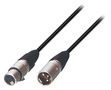 Speaker Cable XLR 3-Pin Male - XLR 3-Pin Female 3.00 m Black TAS-1MF128ZW03 8719568000231