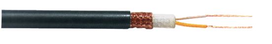Microphone Cable on Reel 2x 0.22 mm² 100 m Black TASR-C255