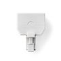 Telecom Wall Box | Connector type: RJ11 | RJ11 Male | 2x RJ11 (4/6) Female | Splitter | ABS | White | Envelope TCGP90995WT 5412810297566