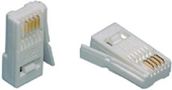 TELEPHONE LINE PLUG, 4 WAY, 431A, PK 25 431/A