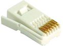 TELEPHONE LINE PLUG, 6 WAY, 631A, PK 25 631/A