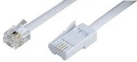 TELEPHONE PLUG TO RJ11 WHITE 15M PSG04200