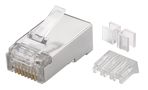 Shielded RJ45 (8P8C) Connector CAT 6A with Threader for Round Cable TF-WM8P8C/6CS 4040849725029; 4051366725027