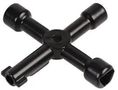 UTILITY KEY 4WAY, GAS/ELE METER CUPBOARD D02368..