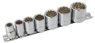 SOCKET SET, WHITWORTH, 3/8 IND, 7PC 3474