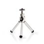 Tripod | Maximum load capacity: 0.8 kg | Minimum working height: 11 cm | Maximum working height: 14.5 cm | 1 Segment | Ball Head | Travel bag included | ABS / Steel | Silver TPOD1000GY 5412810292370