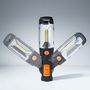 Flashlight multifunctional recheargeable with magnets and hook, 3W COB + 6LED TS-1108 5901698502829