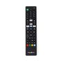 Replacement Remote Control | Suitable for: Sony | Fixed | 1 Device | Amazon Prime / Disney + Button / Netflix Button / Youtube Button | Infrared | Black TVRC45SOBK 5412810449484