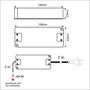 Impulsinis maitinimo šaltinis LED 12V 1.33A, 16W, su kištuku ir L813 jungčių skirstytuvu U12-016-SP-2B0-201B 5900652148059