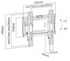 Настенное крепление для наклонного телевизора 23-42" (макс. 50 кг) UCH0184