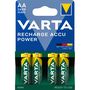 Rechargeable NiMH Battery AA 1.2 V 2500 mAh 4-Blister VARTA-5716B 4008496745975