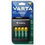 NiMH LCD Plug Charger+ (AA, AAA & 9 Volt) including 4x AA 2100 mAh VARTA-57687 4008496988303