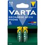 Rechargeable NiMH Battery AA 1.2 V 1600 mAh 2-Blister VARTA-T399B 4008496330904