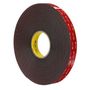 Dvipusė lipni juosta VHB 5952F 9mmx33mx1.1mm, juoda, 3M VHB-5952-9/33