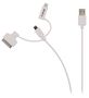 3-in-1 Sync and Charge Cable USB-A Male - Micro B Male 1.00 m White + 30-Pin Dock Adapter / Lightning Adapter VLMP39410W1.00 5412810219360