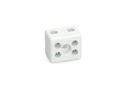 Kaladėlė laidų sujungimui 2x6mm² (keramikinė) 57A 450V W4-44000-2