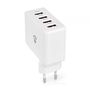 Wall Charger | 24 W | Quick charge feature | 4x 2.4 A | Number of outputs: 4 | 4x USB-A | No Cable Included | Single Voltage Output | White WCHAU481AWT 5412810267637