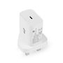 Wall Charger | 20 W | PD3.0 20W | Quick charge feature | 1.67 / 2.22 / 3.0 A | Number of outputs: 1 | USB-C™ | Automatic Voltage Selection | White WCPD20W102WTUK 5412810408467