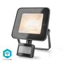 Smartlife Outdoor Light | Motion Sensor | 1500 lm | Wi-Fi | 20 W | Dimmable White | 3000 - 6500 K | Aluminium | Android™ / IOS WIFILOFS20FBK 5412810334247