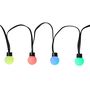 Smart LED lighting string, 230Vac, 10,8m, 48 x Ø30mm LED, RGB+, Wi-Fi, SmartLife WIFILP02C48 5412810404292