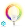 SmartLife Full Colour LED Bulb | Wi-Fi | E14 | 470 lm | 4.9 W | RGB / Warm to Cool White | 2700 - 6500 K | Android™ / IOS | Candle | 1 pcs WIFILRC10E14 5412810335497