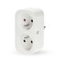 SmartLife Smart Plug | Wi-Fi | IP21 | Power meter | 3680 W | Type E (CEE 7/6) | 0 - 55 °C | Android™ / IOS | 2-Way | White | 1 pcs WIFIP141EWT 5412810448326