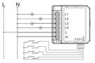 Умный Wi-Fi модуль выключателя 4 группы, 230 В переменного тока, 4 x 2,5 А, TUYA / Smart Life WSM16-W4