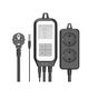 Temperatūros matuoklis su valdikliu ON-OFF, 230Vac, Schuko, išmanus, Wi-Fi, TUYA / Smart Life WTP-YC-EU2-BK-MS 6974246474021