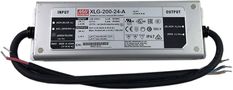 Switched-mode power supply LED 24V 200W 8.3A, IP67, dimmable, MEAN WELL, XLG-200-24-A MWXLG20024A
