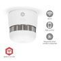 SmartLife Smoke Detector | Battery Powered | Sensor life cycle: 10 year | EN 14604 | Max. battery life: 36 Months | 85 dB | White | 1 pcs ZBDS11WT 5412810471669