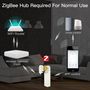 Langų roletų ir žaliuzių išmanus valdiklis, universalus, su baterija bei saulės panele, įkraunamas, ZigBee TUYA / Smart Life ZC-LS-EU-MS