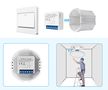 Išmani relė, 100-240Vac, ZigBee, 2 kanalų, 800W, TUYA. MQTT ZWSM16-W2
