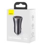 Automobilinis įkroviklis 60W 12-24V 2xUSB QC4+ SCP AFC, pilkas CGJM000013 6932172607982